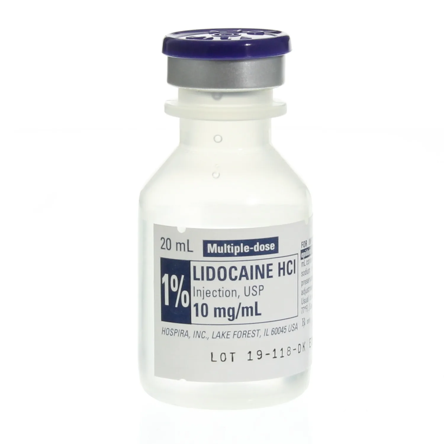 Lidocaine 1% 20ml MDV
